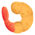 How Fried Shrimp emoji looks on Joypixels.