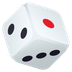 How Game Die emoji looks on Joypixels.