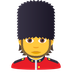 Bagaimana Guard emoji terlihat di Joypixels.