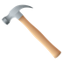 How Hammer emoji looks on Joypixels.