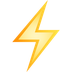 How High Voltage emoji looks on Joypixels.