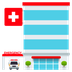 Bagaimana Hospital emoji terlihat di Joypixels.