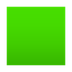 How Green Square emoji looks on Joypixels.