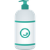 Bagaimana Lotion Bottle emoji terlihat di Joypixels.