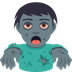 Bagaimana Man Zombie emoji terlihat di Joypixels.