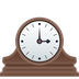 Bagaimana Mantelpiece Clock emoji terlihat di Joypixels.