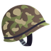 How Military Helmet emoji looks on Joypixels.