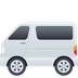 How Minibus emoji looks on Joypixels.