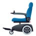 How Motorized Wheelchair emoji looks on Joypixels.