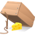 Bagaimana Mouse Trap emoji terlihat di Joypixels.