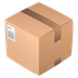 How Package emoji looks on Joypixels.