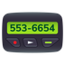 Bagaimana Pager emoji terlihat di Joypixels.