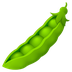 How Pea Pod emoji looks on Joypixels.