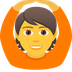 Bagaimana Person Gesturing OK emoji terlihat di Joypixels.