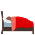 Bagaimana Person in Bed: Medium Skin Tone emoji terlihat di Joypixels.