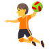 How Person Playing Handball emoji looks on Joypixels.