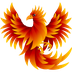 How Phoenix emoji looks on Joypixels.