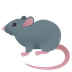 Bagaimana Rat emoji terlihat di Joypixels.