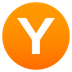 Bagaimana Regional Indicator Symbol Letter Y emoji terlihat di Joypixels.