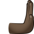 How Rightwards Pushing Hand: Dark Skin Tone emoji looks on Joypixels.