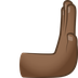 Hur Hand som knuffar åt höger: mellanmörk hy emoji ser ut på Joypixels.