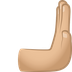 How Rightwards Pushing Hand: Medium-Light Skin Tone emoji looks on Joypixels.