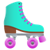 How Roller Skate emoji looks on Joypixels.