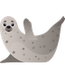 How Seal emoji looks on Joypixels.