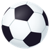 How Soccer Ball emoji looks on Joypixels.