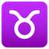 Bagaimana Taurus emoji terlihat di Joypixels.