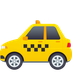 How Taxi emoji looks on Joypixels.