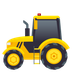 Bagaimana Tractor emoji terlihat di Joypixels.