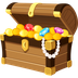 Πώς φαίνεται το emoji Σεντούκι θησαυρού στο Joypixels.