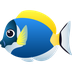 Bagaimana Tropical Fish emoji terlihat di Joypixels.