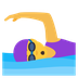 Wie Schwimmerin Emoji auf Joypixels aussieht.