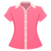 How Woman’s Clothes emoji looks on Joypixels.