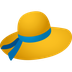 How Woman’s Hat emoji looks on Joypixels.