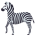 Bagaimana Zebra emoji terlihat di Joypixels.