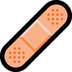 Bagaimana Adhesive Bandage emoji terlihat di Microsoft.