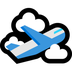 Bagaimana Airplane Departure emoji terlihat di Microsoft.