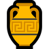 Bagaimana Amphora emoji terlihat di Microsoft.