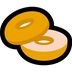 Hoe Bagel emoji eruit ziet op Microsoft.