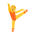 Jak wygląda emoji Baletnica w Microsoft.