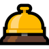 Bagaimana Bellhop Bell emoji terlihat di Microsoft.