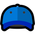 Come Cappello con visiera emoji appare su Microsoft.