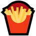 Bagaimana French Fries emoji terlihat di Microsoft.