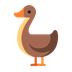 Bagaimana Goose emoji terlihat di Microsoft.