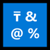 Bagaimana Input Symbols emoji terlihat di Microsoft.