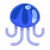 Bagaimana Jellyfish emoji terlihat di Microsoft.