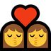 Bagaimana Kiss: Woman, Woman emoji terlihat di Microsoft.